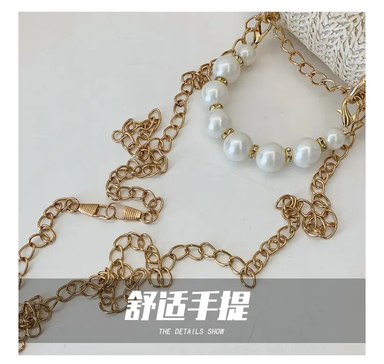 Korean New Style Straw Chain Bag Set for Women — feature 6