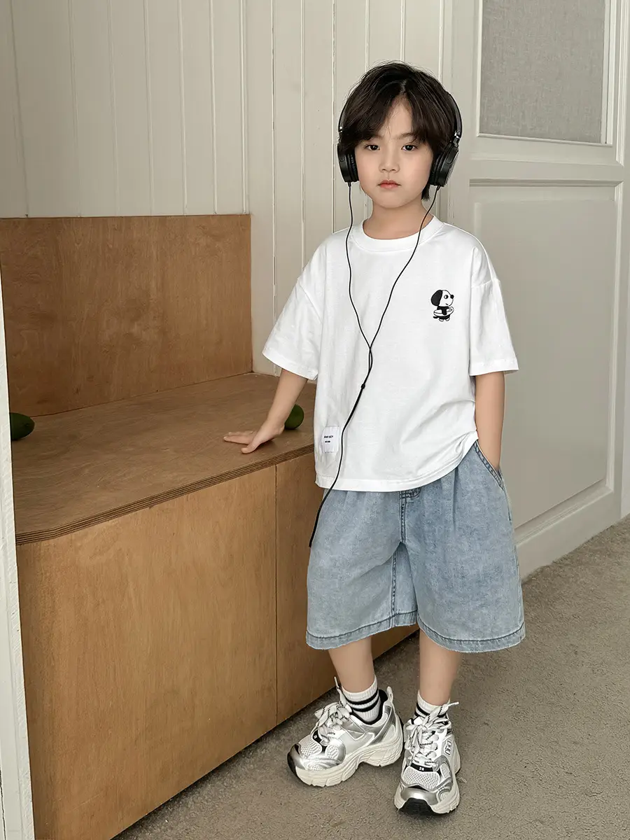 Boys Cotton Skateboard Print T-Shirt Summer 2026 - Image 7