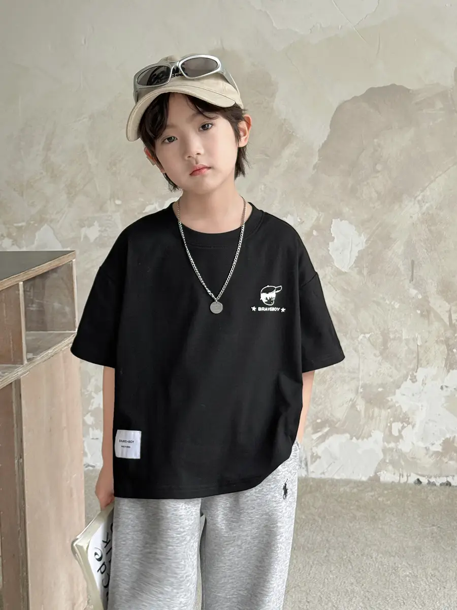 Boys Cotton Skateboard Print T-Shirt Summer 2026 - Image 8