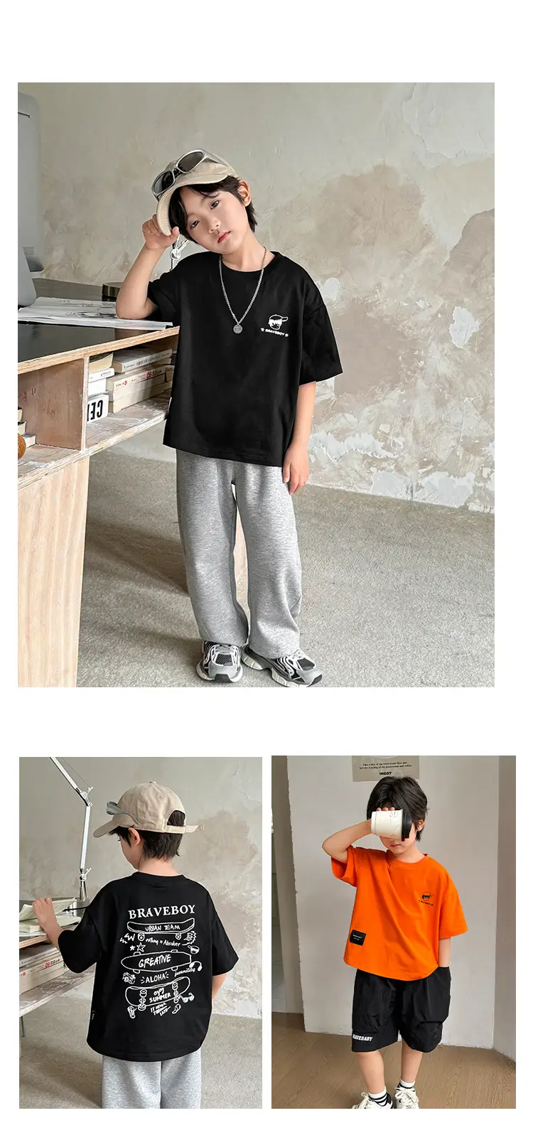 Boys Cotton Skateboard Print T-Shirt Summer 2026 — feature 10