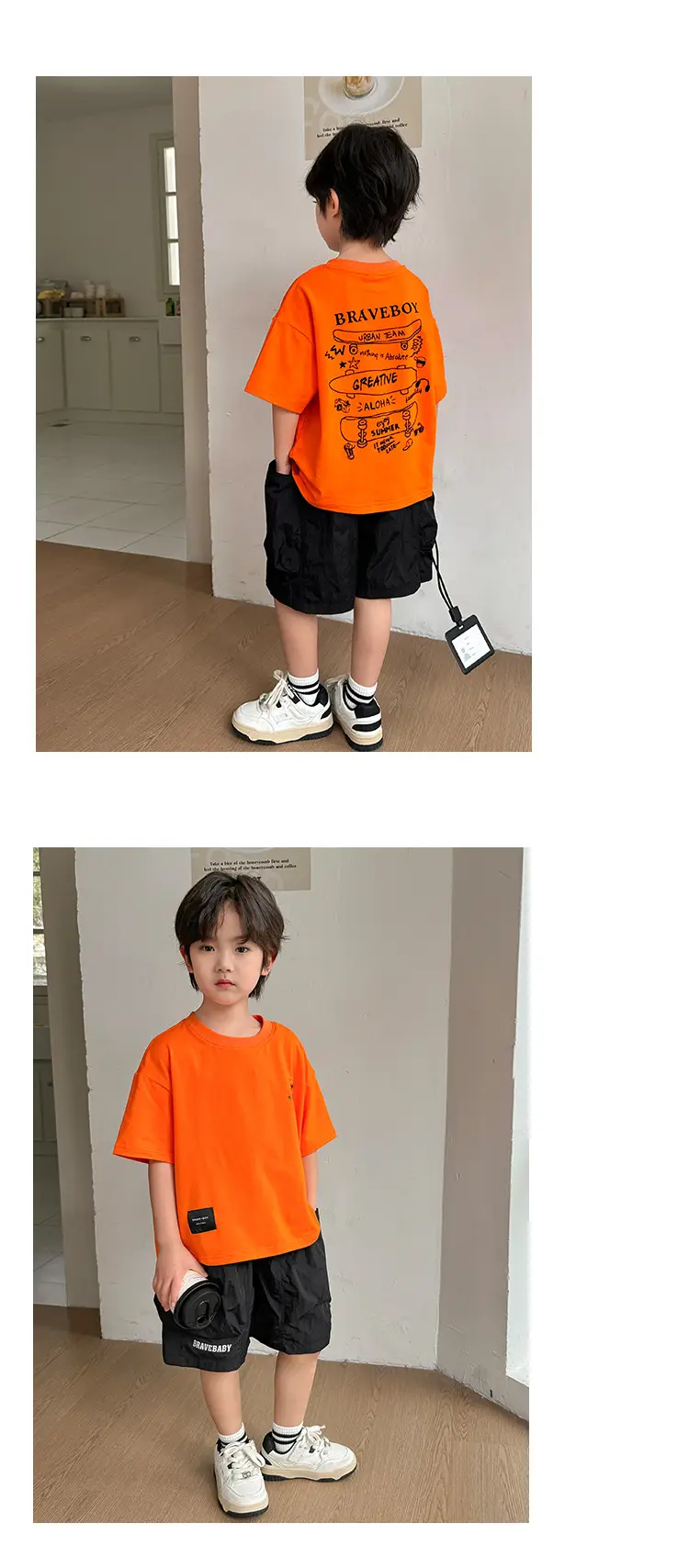 Boys Cotton Skateboard Print T-Shirt Summer 2026 — feature 12