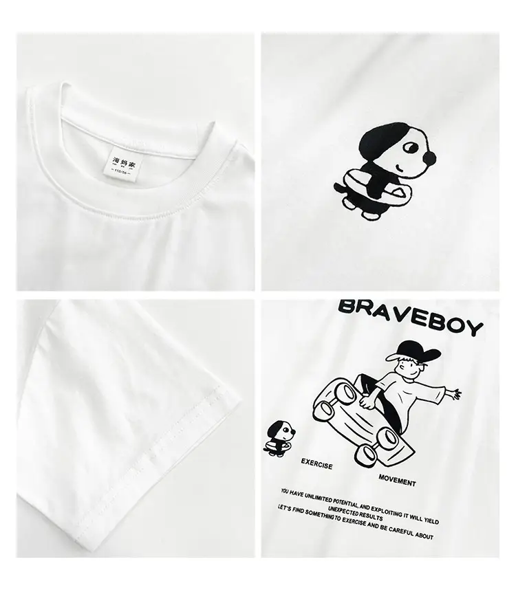Boys Cotton Skateboard Print T-Shirt Summer 2026 — feature 5