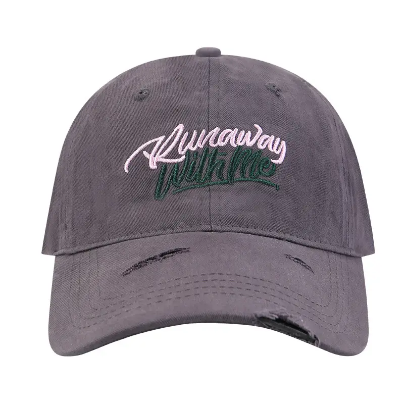 Women's Brown Letter Sunshade Cap Wide Brim - Image 12