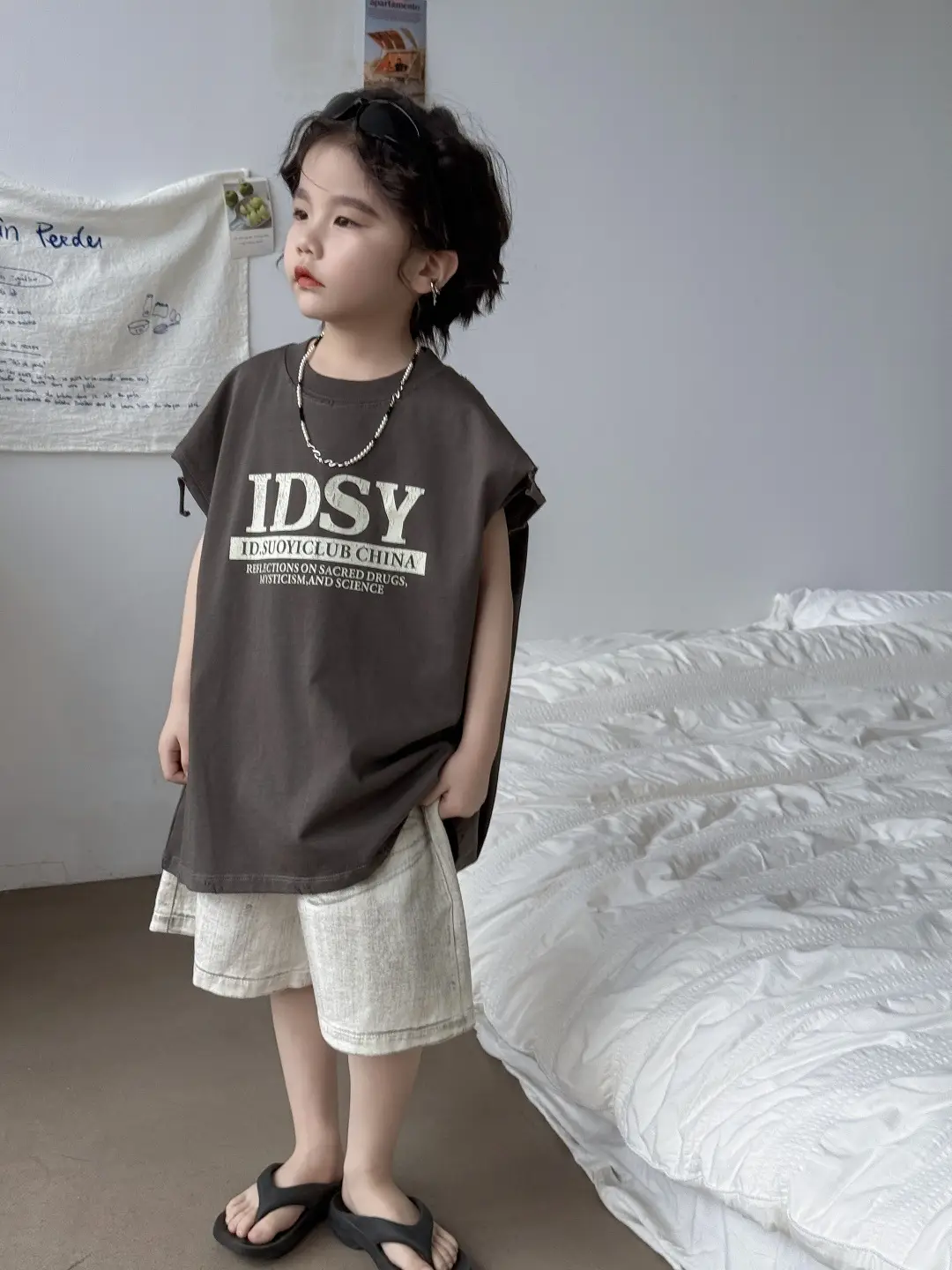 Kids Korean Style Vest T-Shirt Boys Summer Wear — feature 2