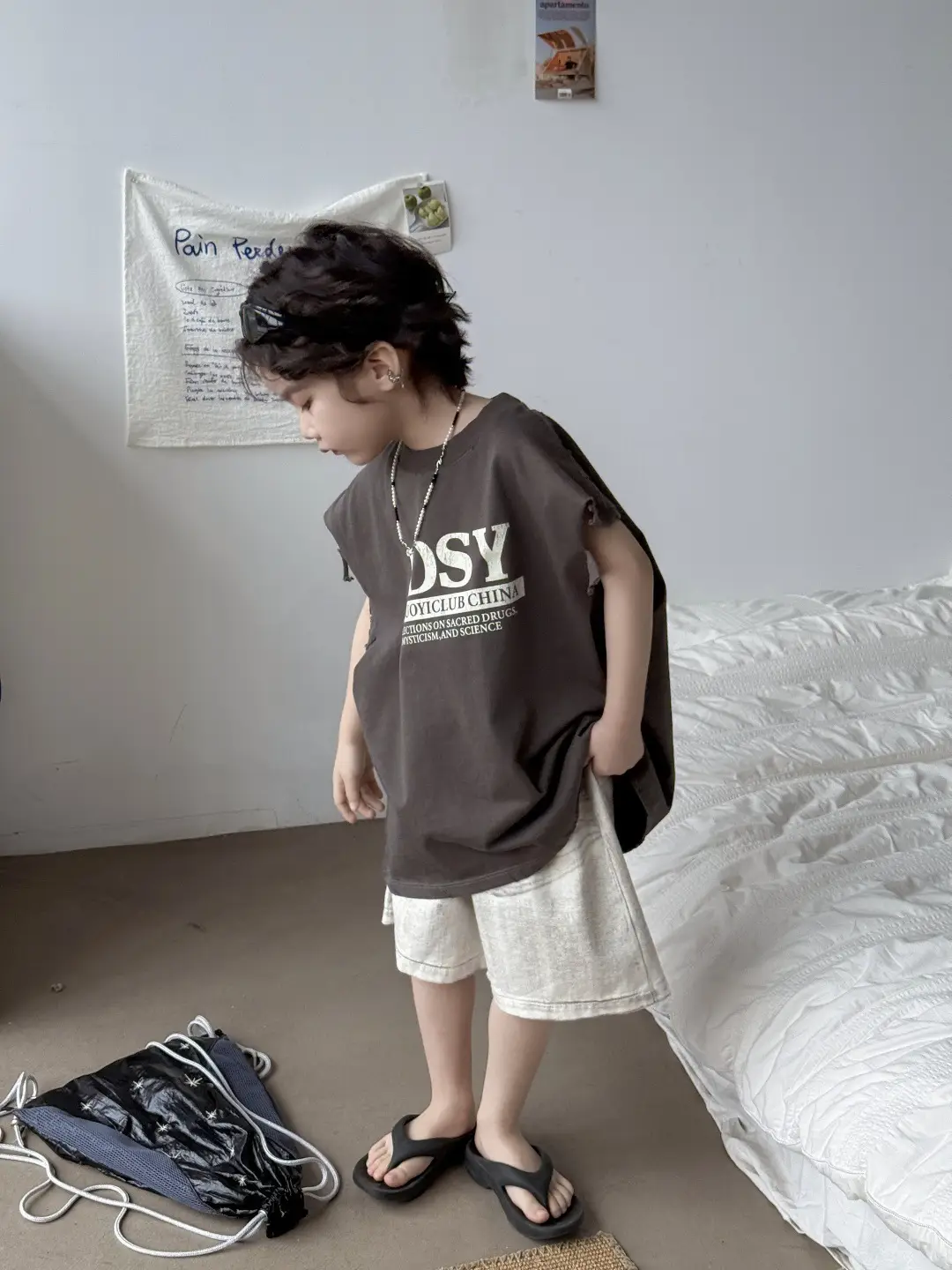 Kids Korean Style Vest T-Shirt Boys Summer Wear — feature 4