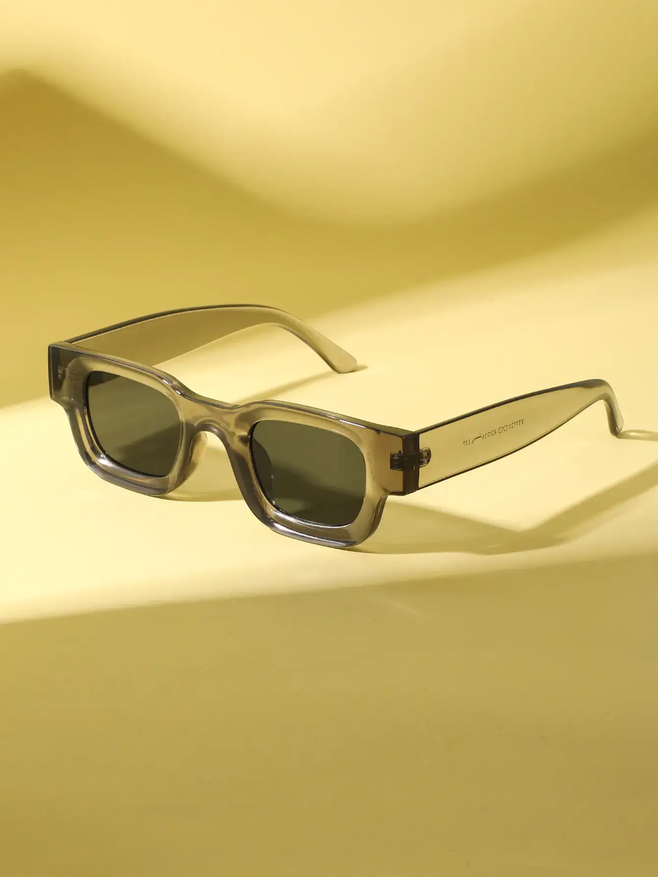 Men Women Square Frame Orange Sunglasses Wholesale — feature 7