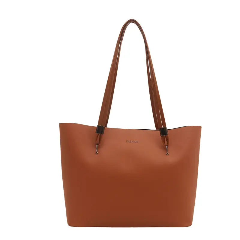 2025 New Style Hand Tote Bag Large Capacity Brown