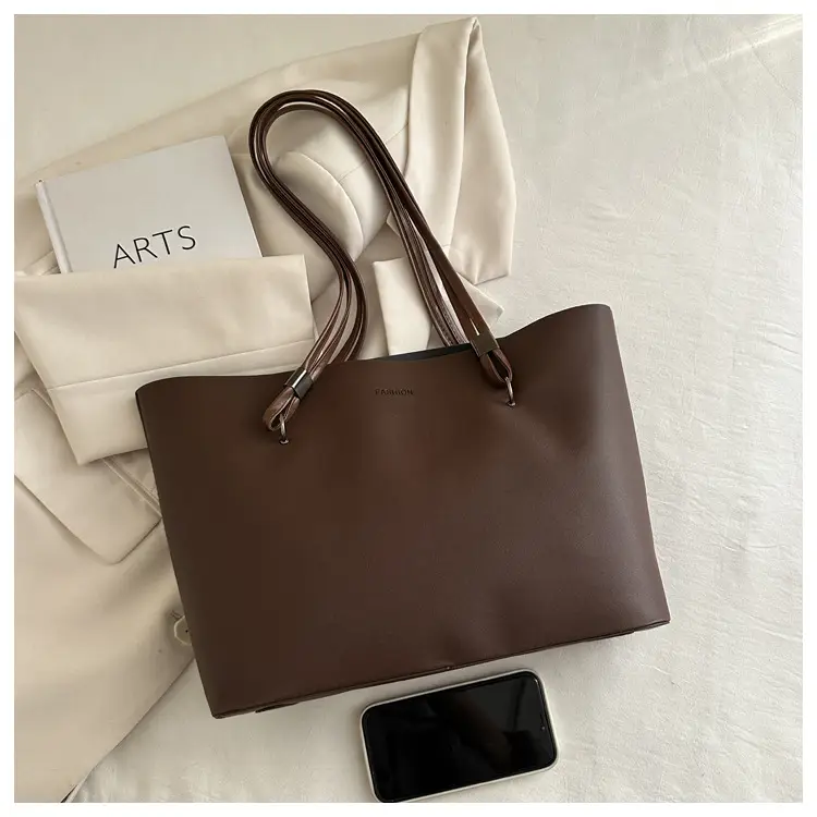 2025 New Style Hand Tote Bag Large Capacity Brown — feature 11