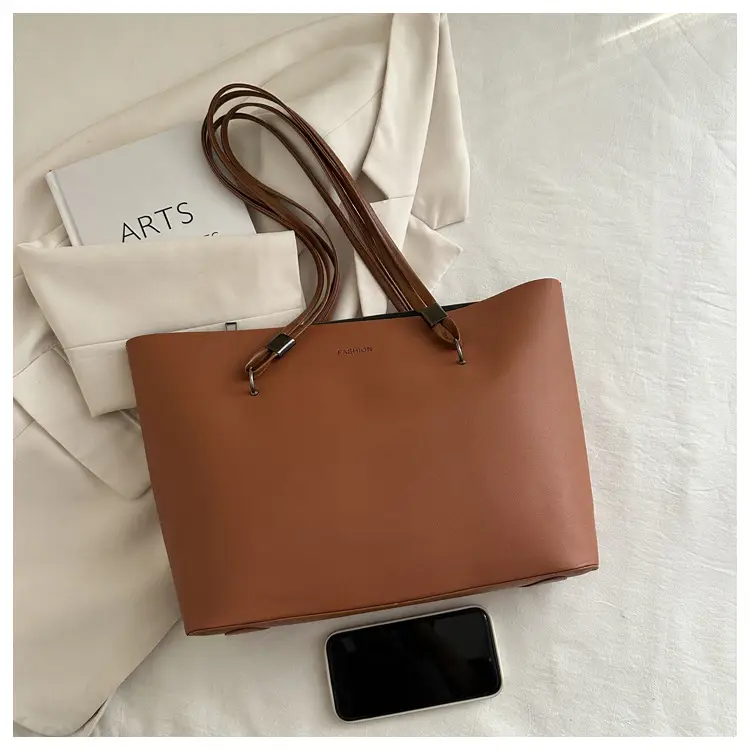 2025 New Style Hand Tote Bag Large Capacity Brown — feature 17