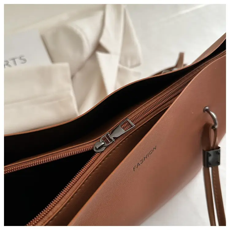 2025 New Style Hand Tote Bag Large Capacity Brown — feature 24