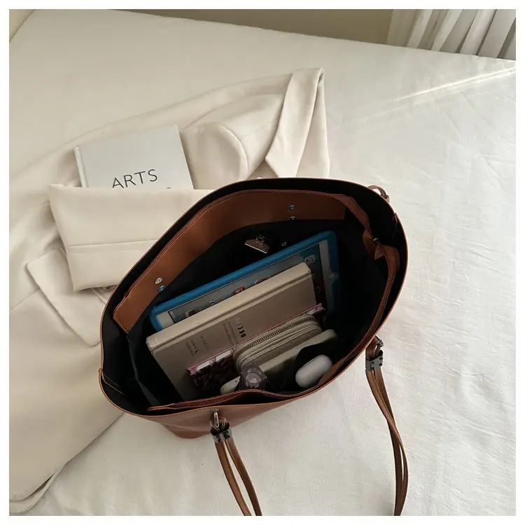 2025 New Style Hand Tote Bag Large Capacity Brown — feature 25