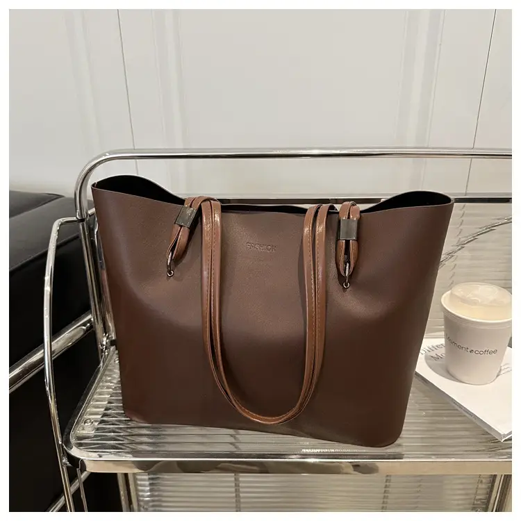 2025 New Style Hand Tote Bag Large Capacity Brown — feature 44