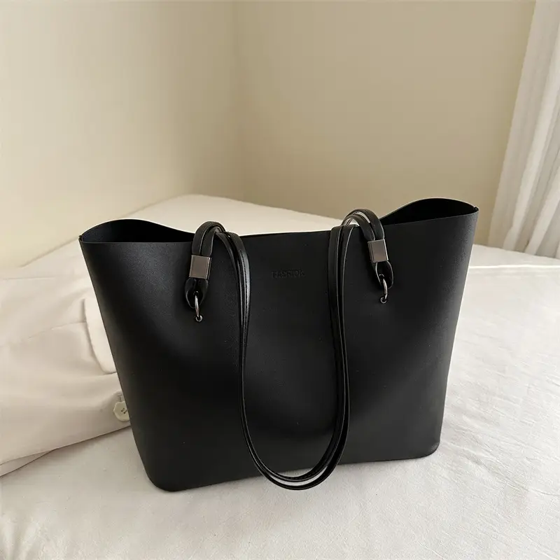 2025 New Style Hand Tote Bag Large Capacity Brown