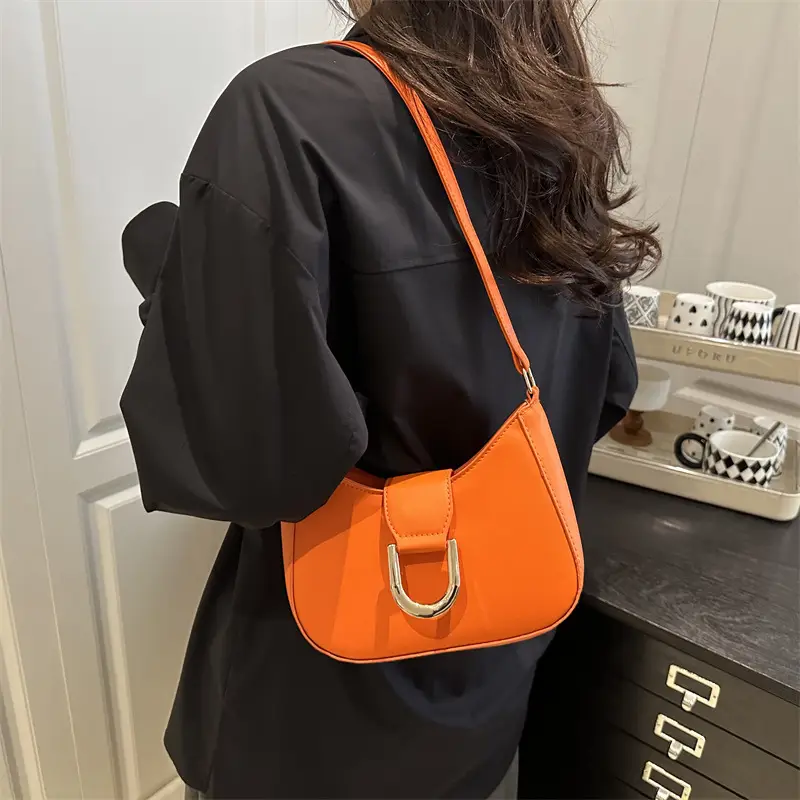 Women's White Leather Shoulder Bag 2025 Spring - Image 6