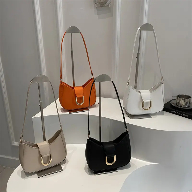 Women's White Leather Shoulder Bag 2025 Spring - Image 8