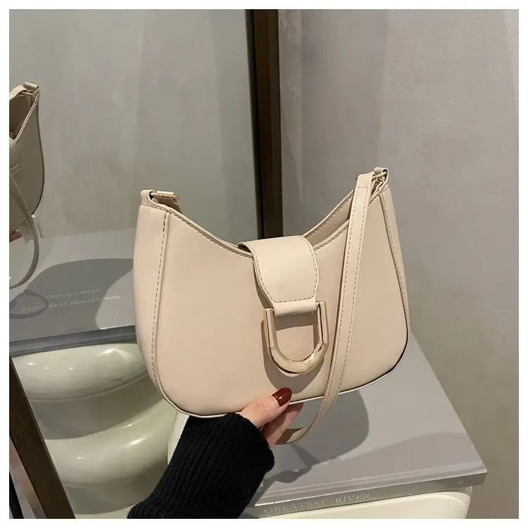 Women's White Leather Shoulder Bag 2025 Spring — feature 21