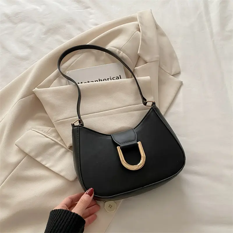 Women's White Leather Shoulder Bag 2025 Spring - Image 2