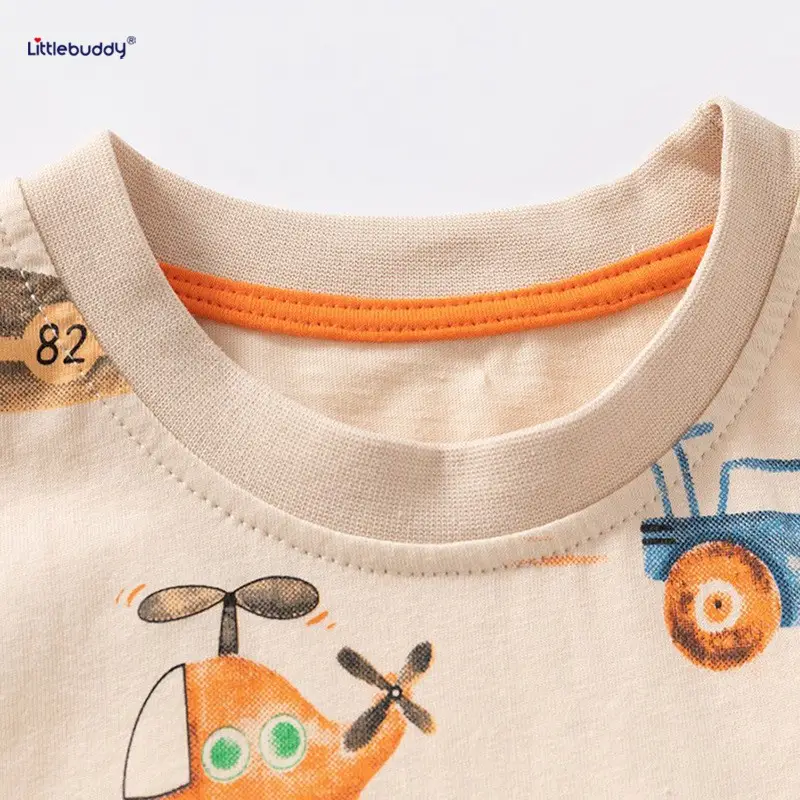 Cross-Border Kids Short Sleeve Cotton Suit Boys Girls - Image 5