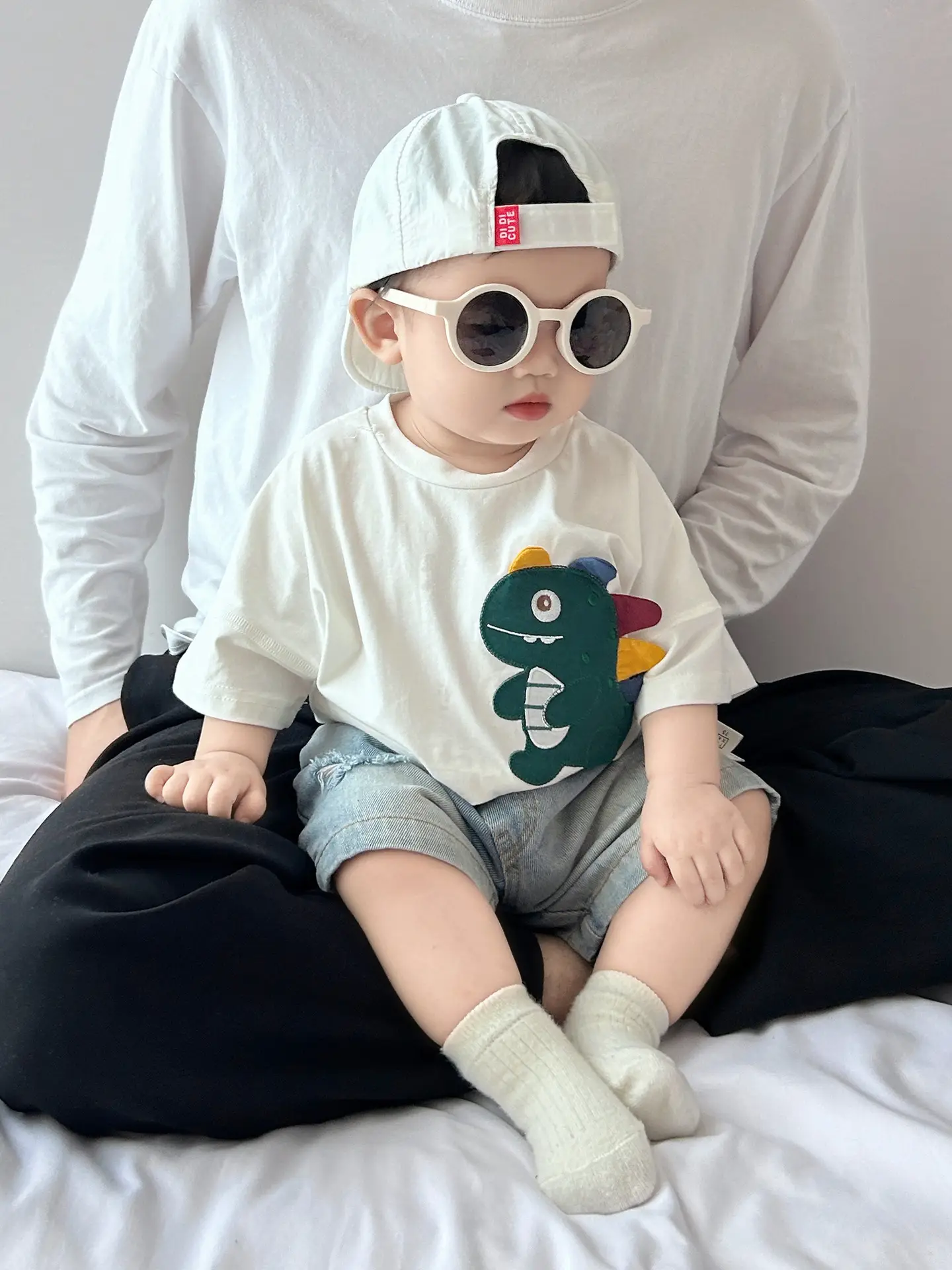 Boys' New Cactus T-Shirt Shorts Set Black - Image 9