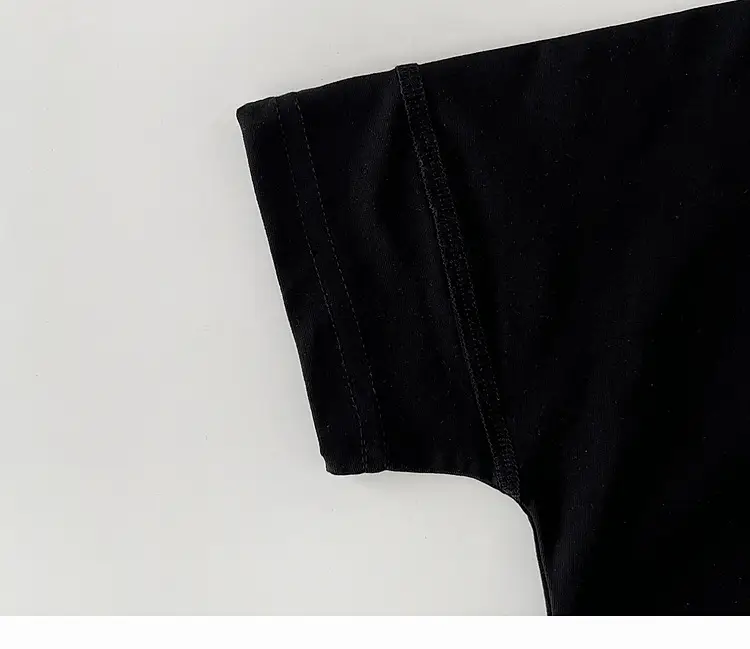 Boys' New Cactus T-Shirt Shorts Set Black — feature 26