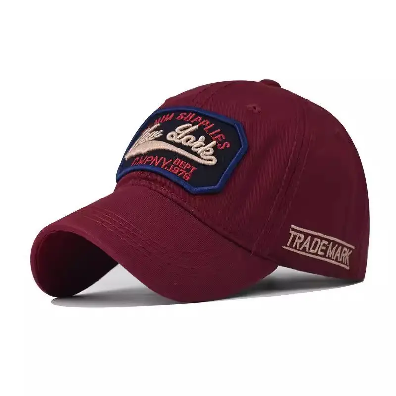 Black Embroidered Baseball Cap for Men Summer Casual - Image 10