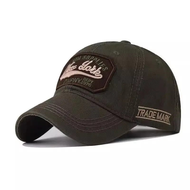 Black Embroidered Baseball Cap for Men Summer Casual — feature 11