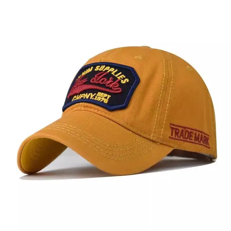Black Embroidered Baseball Cap for Men Summer Casual — feature 12