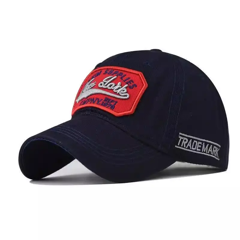 Black Embroidered Baseball Cap for Men Summer Casual - Image 6