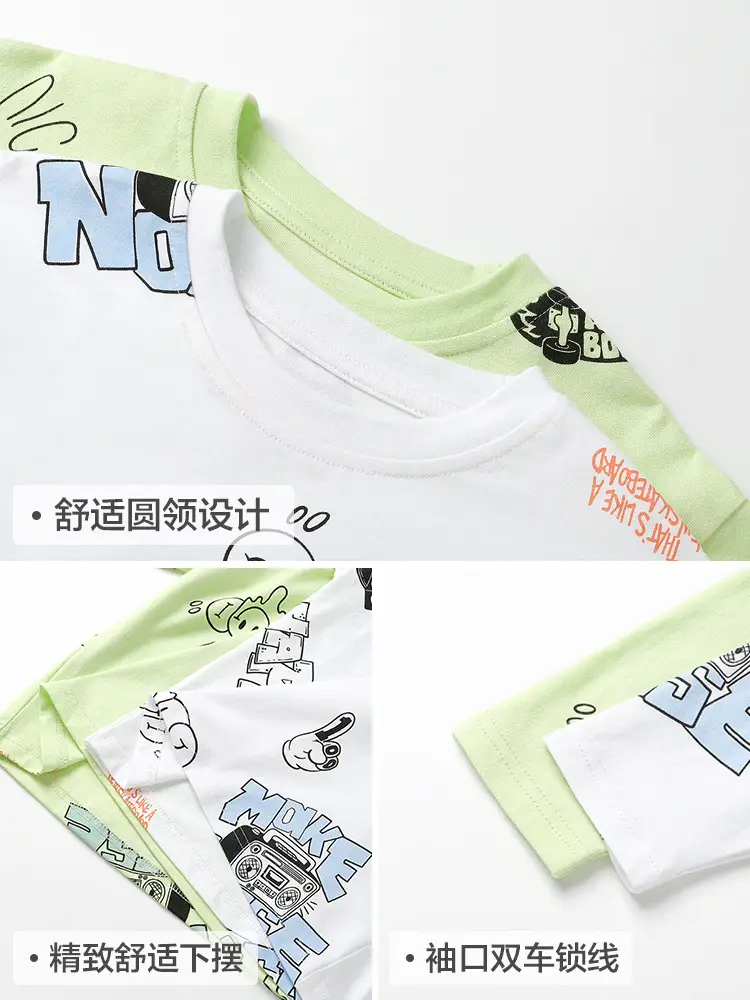 Boys Pure Cotton Autum T-Shirt 2025 New - Image 7