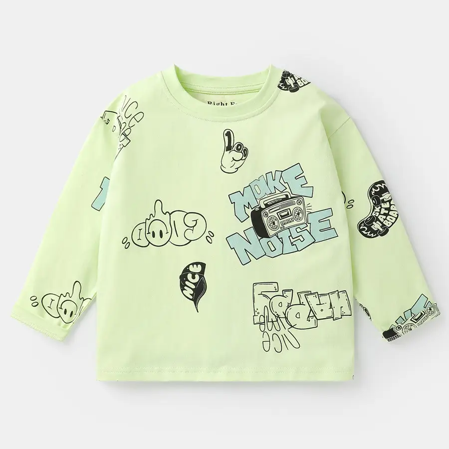 Boys Pure Cotton Autum T-Shirt 2025 New - Image 2