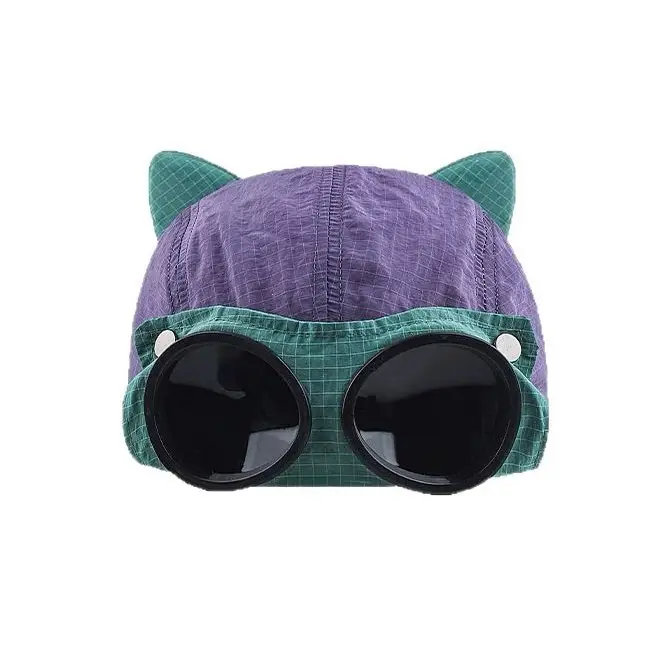 Cute Cat Ears Baseball Cap for Kids Men
