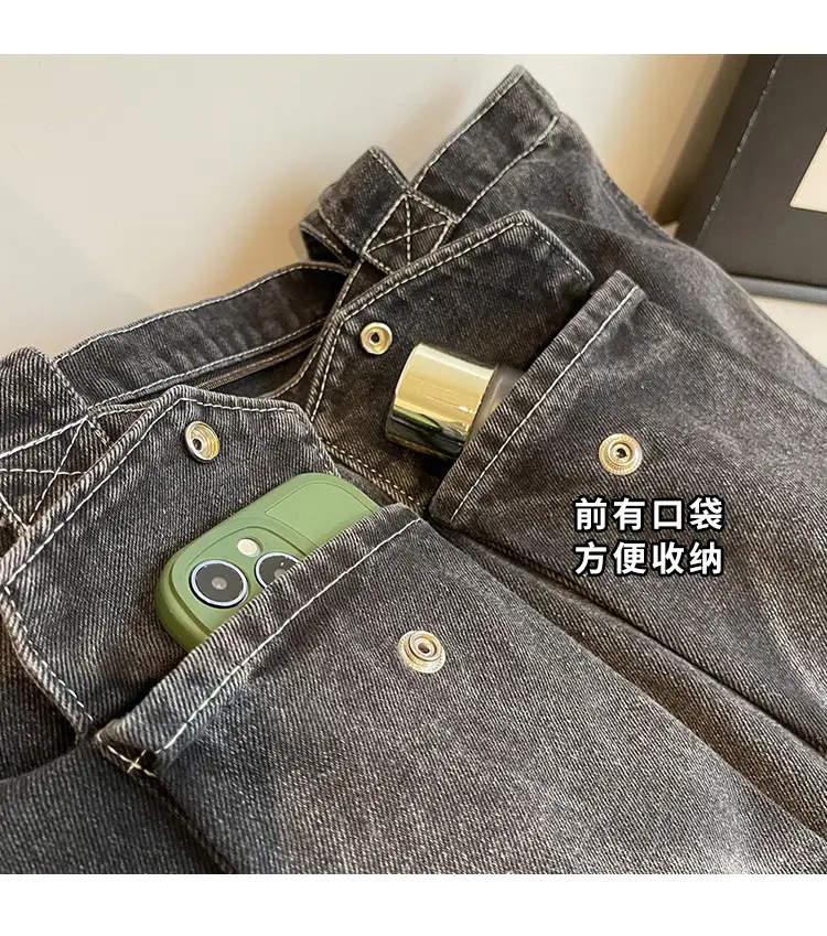 2025 Lazy Retro Denim Shoulder Bag Large Capacity — feature 6