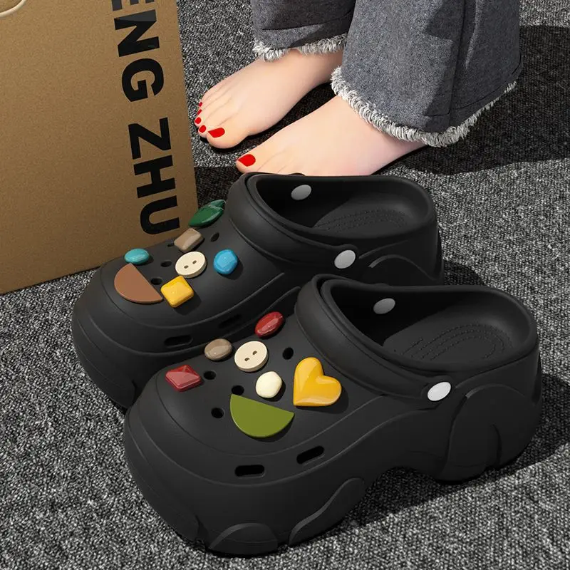 Eva Clogs for Women 2026 New Summer Thick-Soled Outdoor Slippers with a Stepping-On-Clouds Feel, Non-Slip Beach Sandals for Women - Image 61