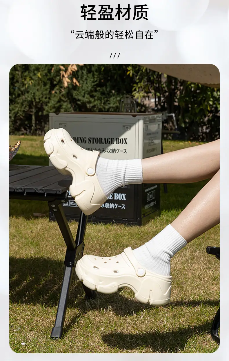 Eva Clogs for Women 2026 New Summer Thick-Soled Outdoor Slippers with a Stepping-On-Clouds Feel, Non-Slip Beach Sandals for Women — feature 4