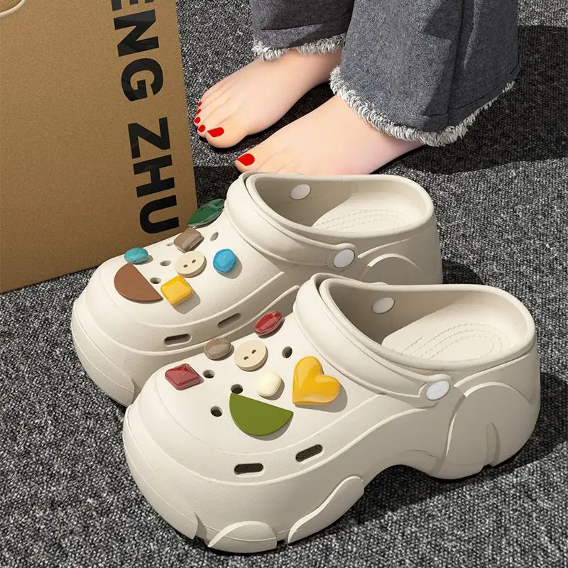 Eva Clogs for Women 2026 New Summer Thick-Soled Outdoor Slippers with a Stepping-On-Clouds Feel, Non-Slip Beach Sandals for Women - Image 31