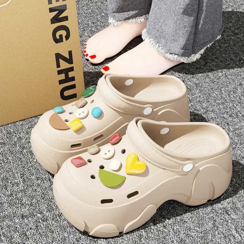 Eva Clogs for Women 2026 New Summer Thick-Soled Outdoor Slippers with a Stepping-On-Clouds Feel, Non-Slip Beach Sandals for Women - Image 33