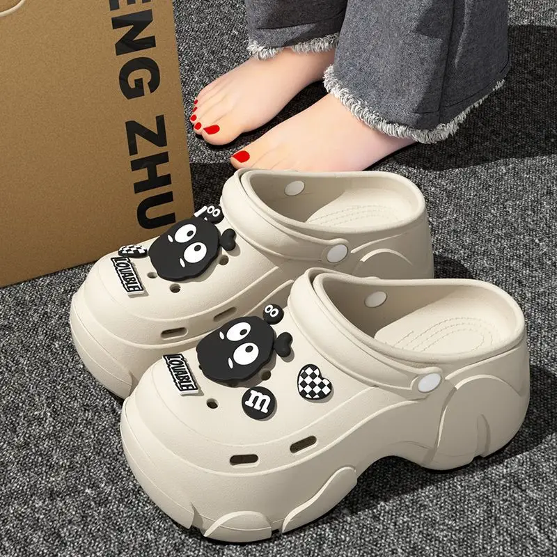 Eva Clogs for Women 2026 New Summer Thick-Soled Outdoor Slippers with a Stepping-On-Clouds Feel, Non-Slip Beach Sandals for Women - Image 4