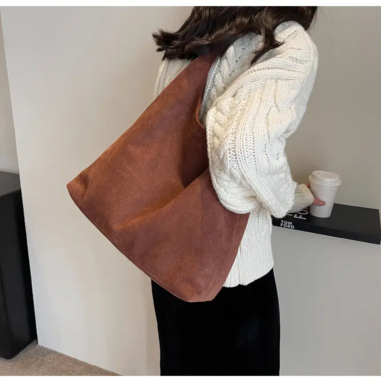 Retro Soft Suede Shoulder Bag Women 2026 Large Capacity — feature 38