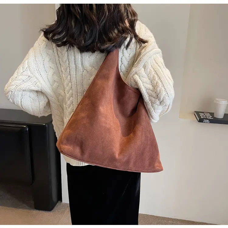 Retro Soft Suede Shoulder Bag Women 2026 Large Capacity — feature 39