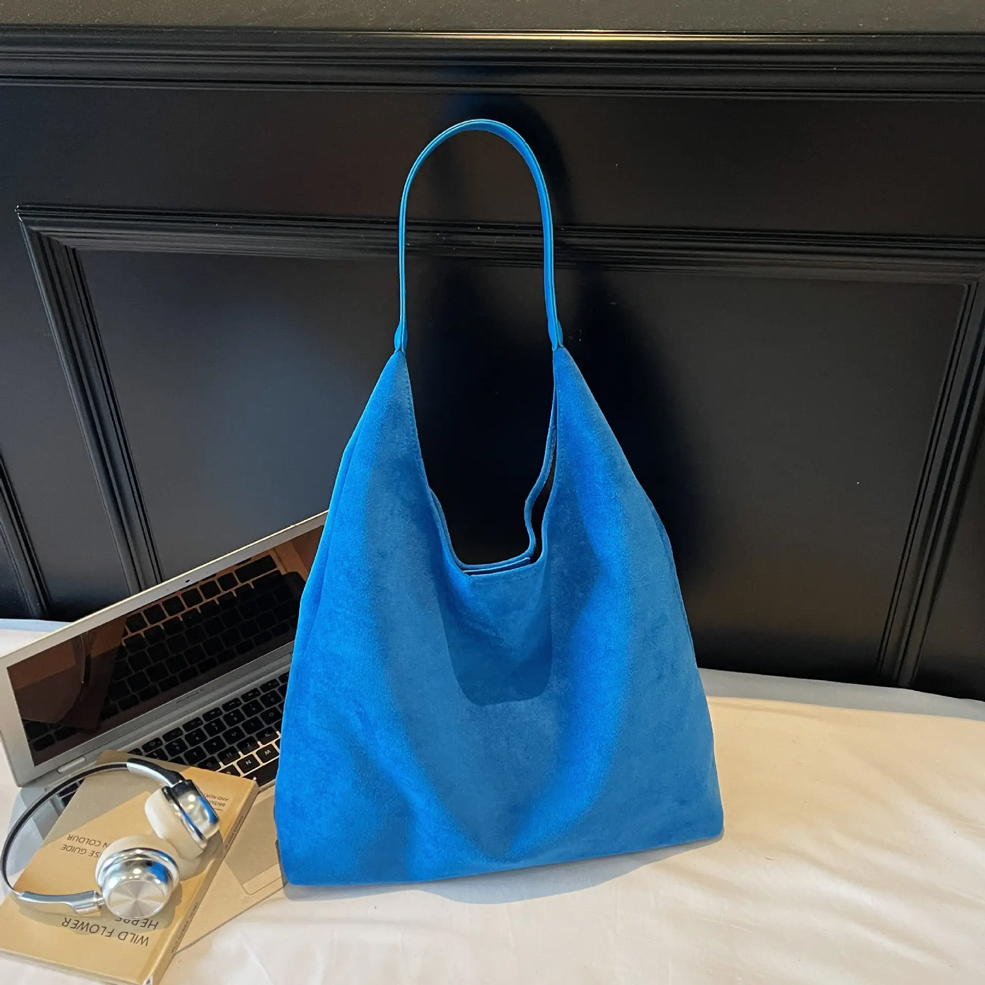 Retro Soft Suede Shoulder Bag Women 2026 Large Capacity - Image 9