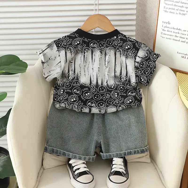 Boys 2-Piece Cotton Summer Suit 1-5Yr Live Supply - Image 4
