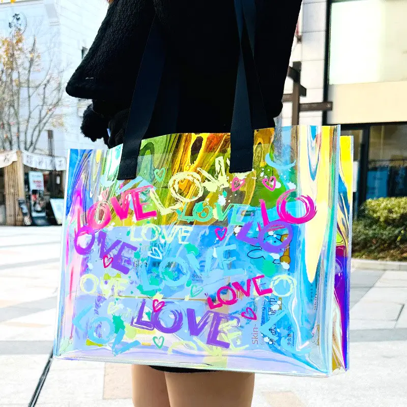 Laser Printed PVC Gift Bag for Women - Image 6