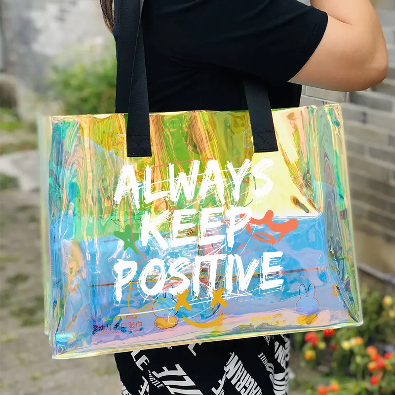 Laser Printed PVC Gift Bag for Women - Image 7