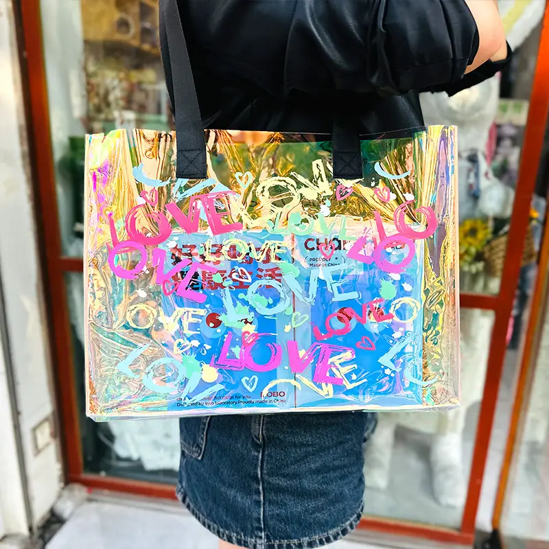 Laser Printed PVC Gift Bag for Women — feature 12