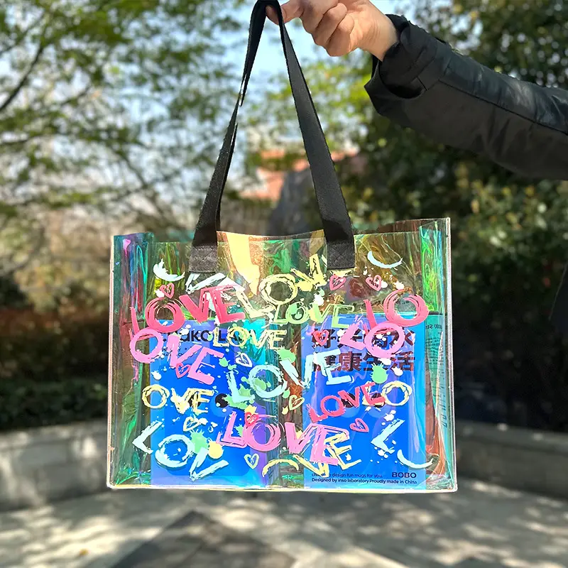 Laser Printed PVC Gift Bag for Women — feature 14