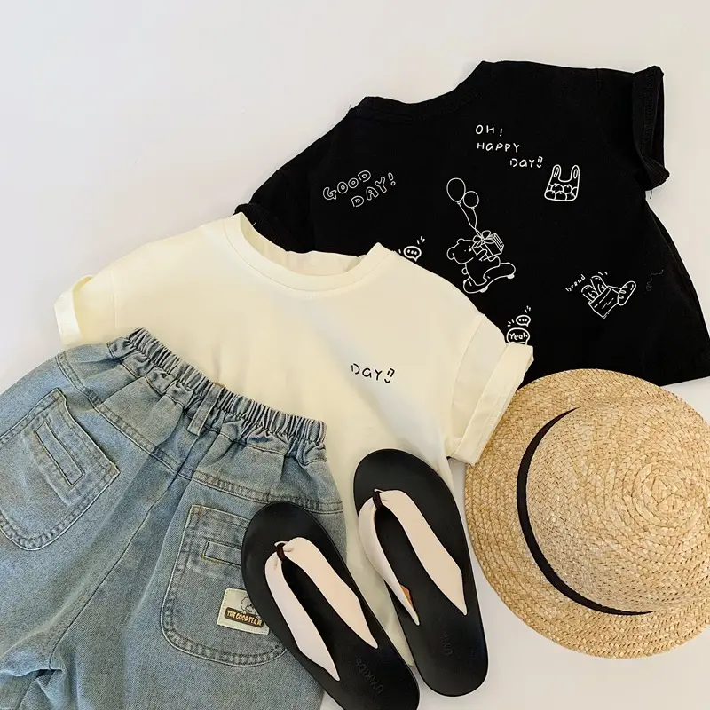 Children Printed T-Shirt Cotton Summer Wear — feature 11