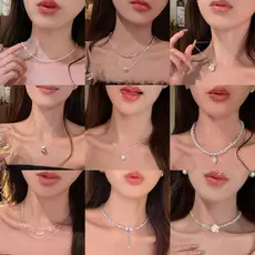 Luxury Pearl Clavicle Chain with Shaking Sound & Burst Effect — feature 9
