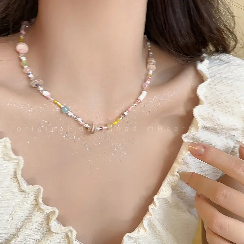 Luxury Pearl Clavicle Chain with Shaking Sound & Burst Effect - Image 27