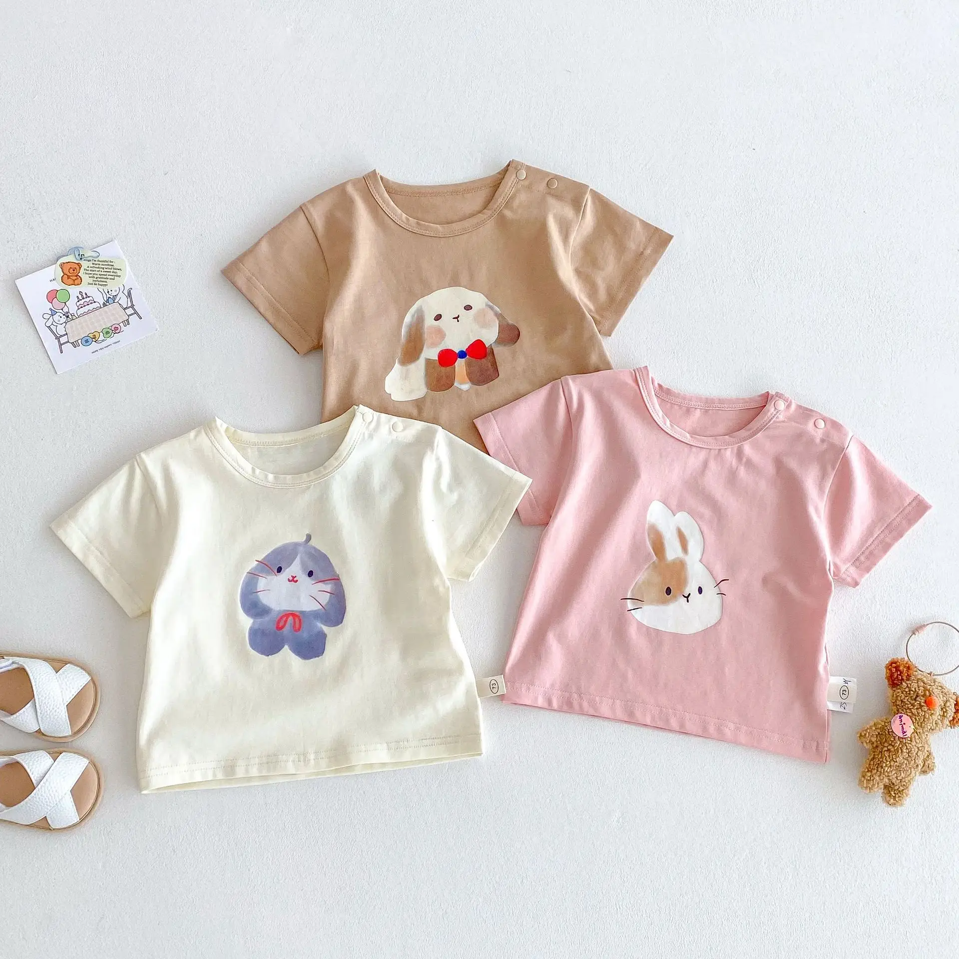 Girls Cartoon T-Shirts 2026 Summer Korean Style - Image 4