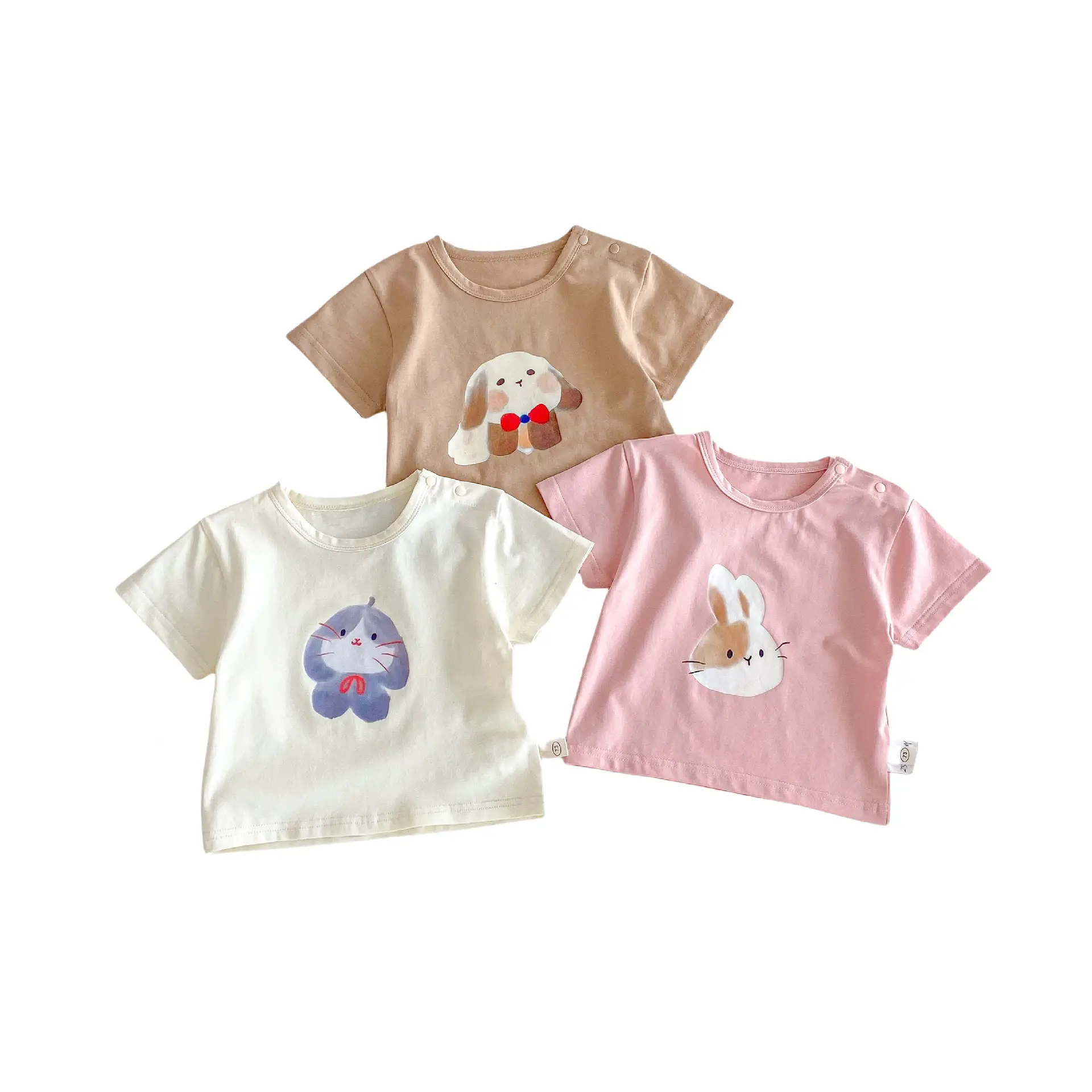 Girls Cartoon T-Shirts 2026 Summer Korean Style - Image 8